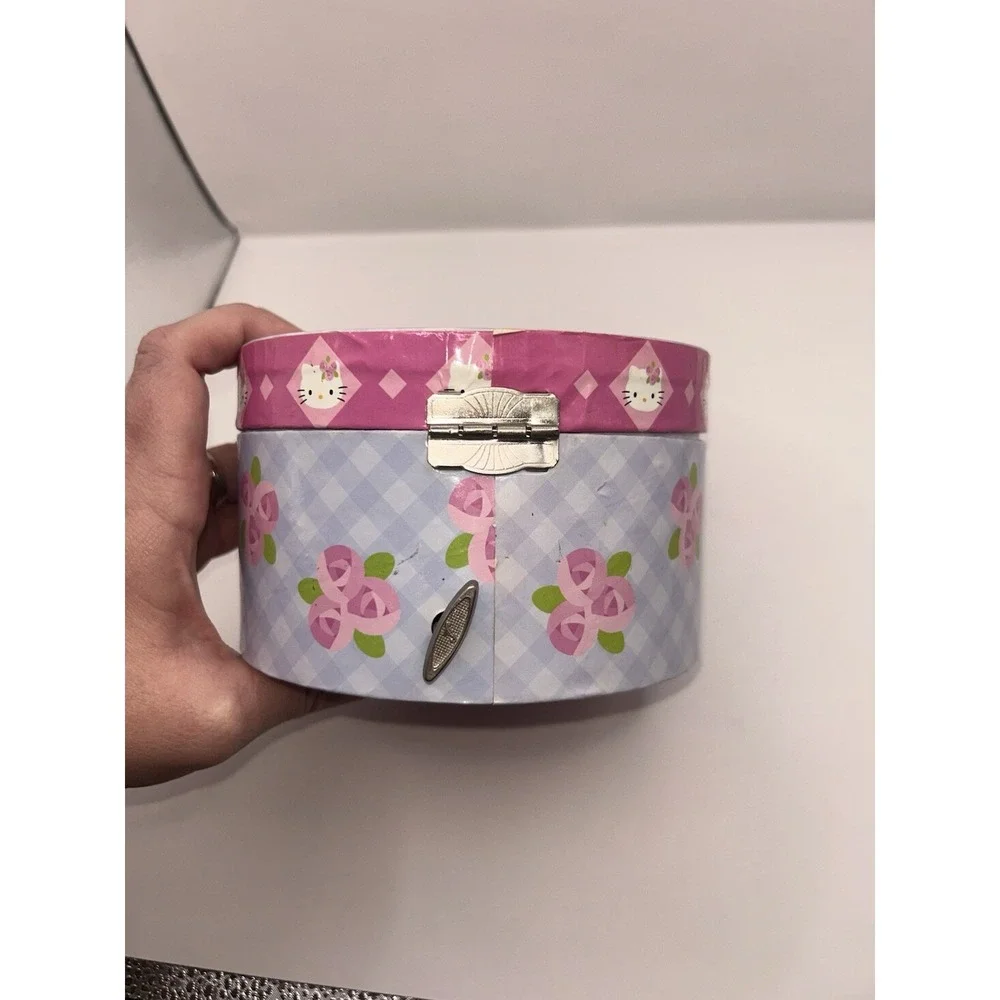 Hello Kitty Musical Jewelry Box Sanrio Kreisler 2001 Wind Up Music Box Works